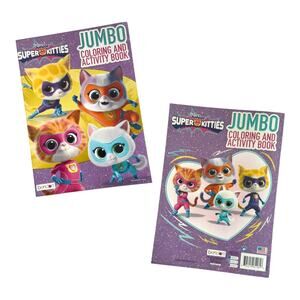 Disney Junior SuperKitties Jumbo Coloring & Activity Book, Gift for Girls